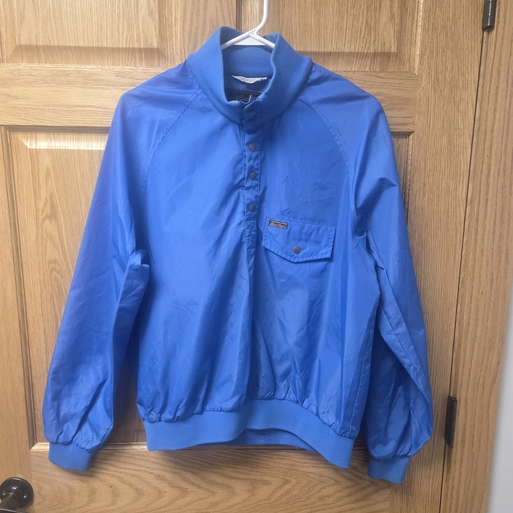 Eddie Bauer Bright Blue Lightweight Shirt Jacket